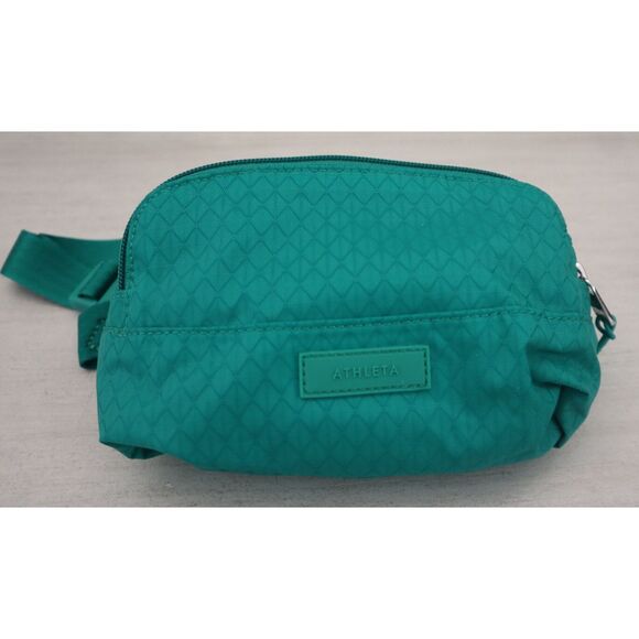 Athleta 533786-14 Women's Emerald Green Excursion Mini Belt Bag - Picture 4 of 11